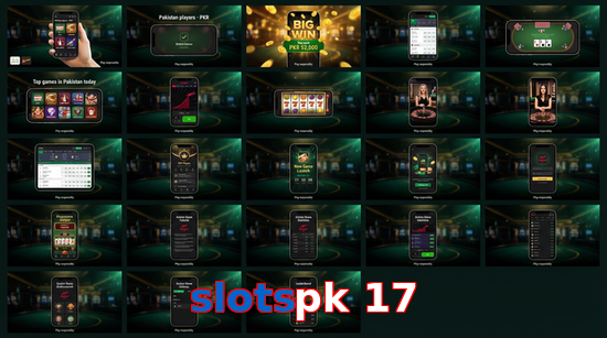 Main screen of Slotspk 17 bet page for PK players