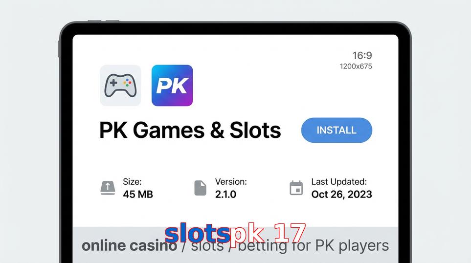 Game list for Slotspk 17 gameapk section
