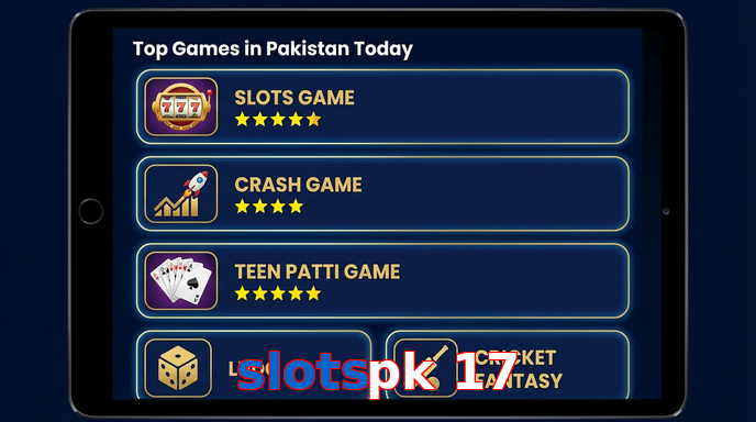 Payment and PKR controls in Slotspk 17