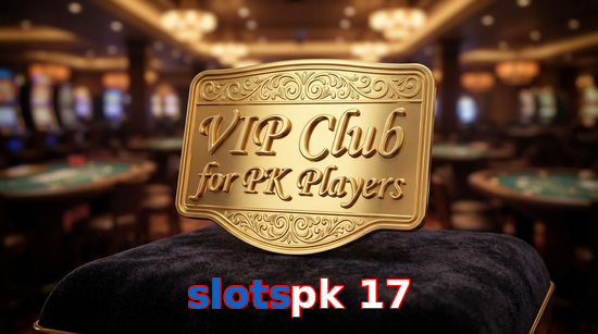Main screen of Slotspk 17 vip page for PK players