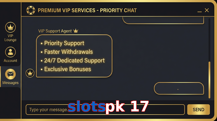 Payment and PKR controls in Slotspk 17
